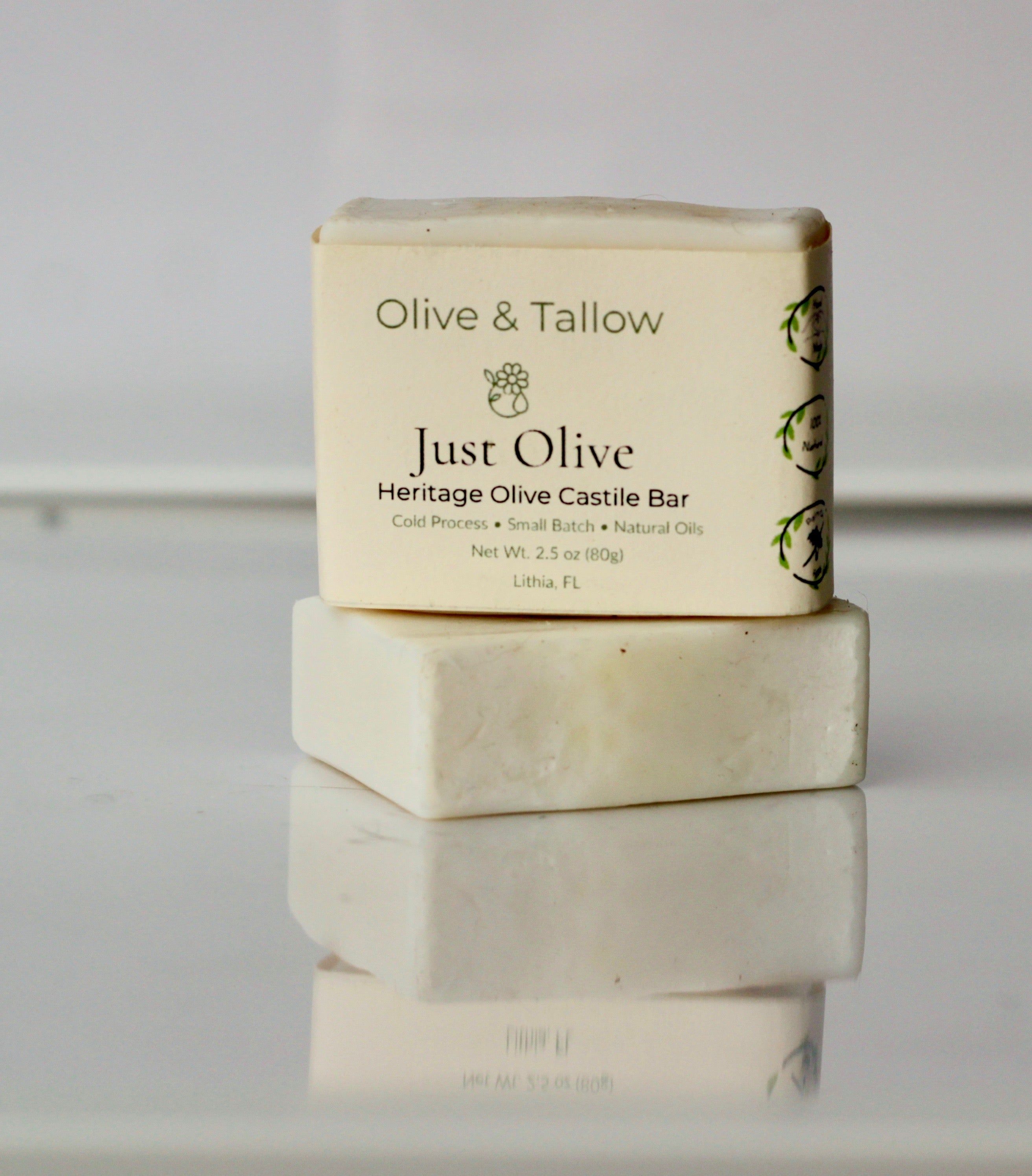 Heritage Olive Bar pure olive oil soap by Olive & Tallow